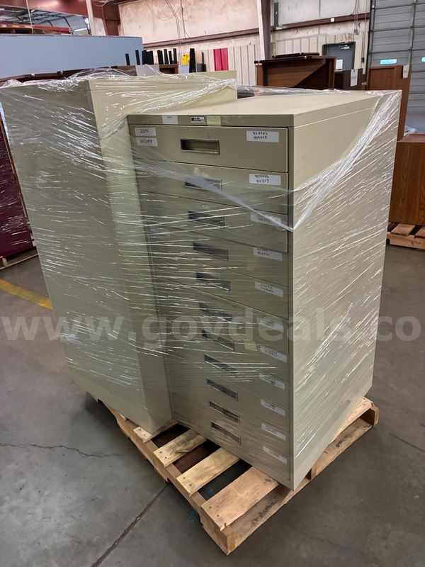 File cabinet, card, lot of 2