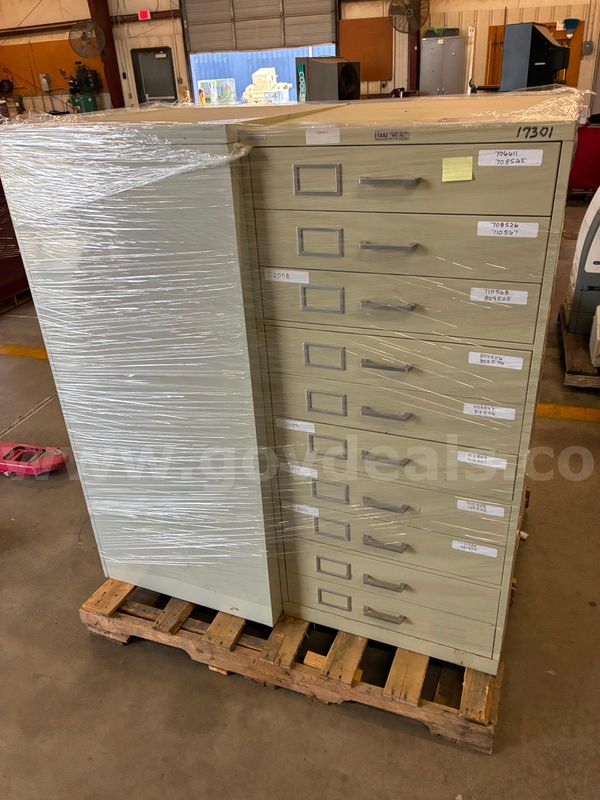 File cabinet, card, lot of 2