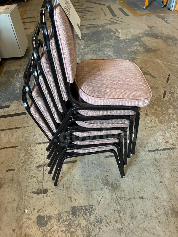 Stackable chairs, lot of 6