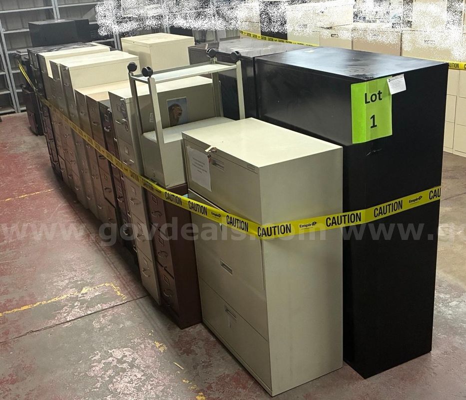 File Cabinets - Lot of Assorted - MUST TAKE ALL