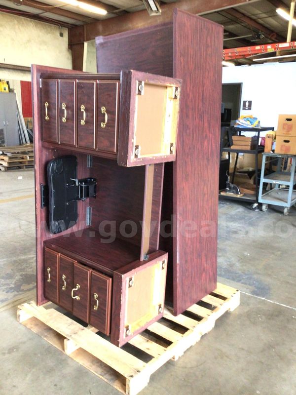 Desk and credenza