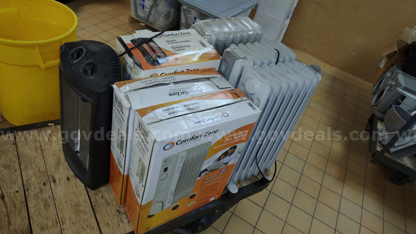 Radiators and Space Heaters - Assorted - Lot of 7 - UNTESTED