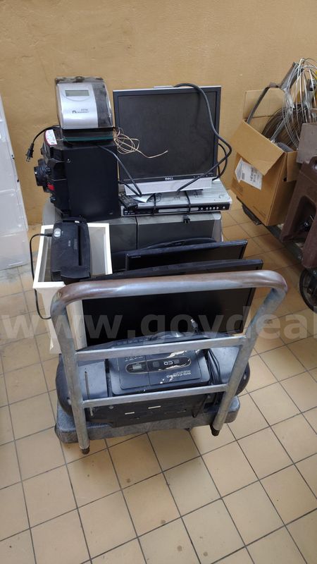 Miscellaneous items - Radios, Monitors, Shredder, and more - CONDITION UNKNOWN