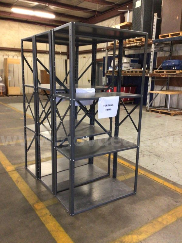 Shelving, lot of 3