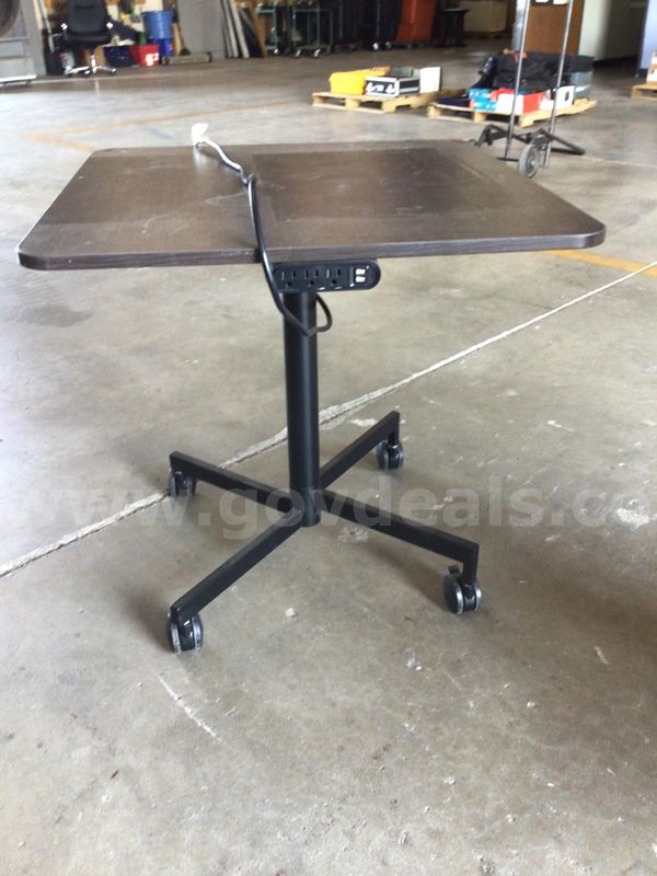 Table and shelves