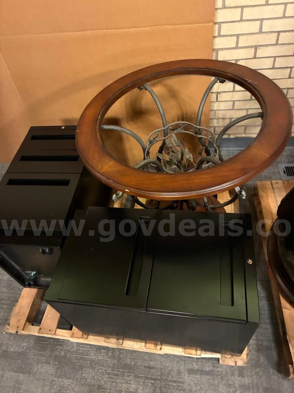 File Cabinets and Side Table