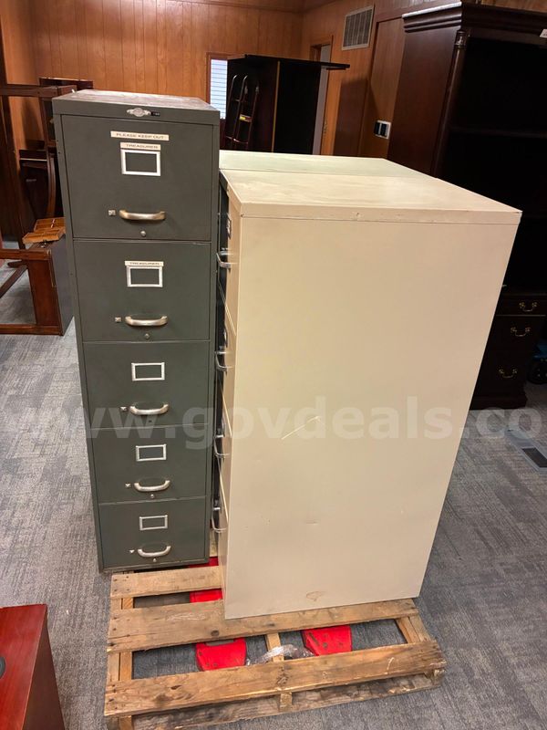 File Cabinets - Lot of 3 Assorted Metal