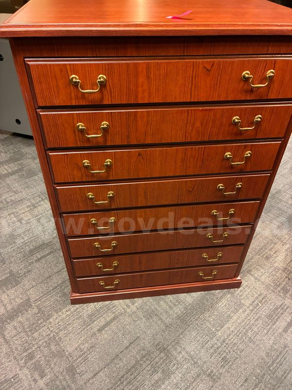 File Cabinet - 4 Drawer - Wood - Lateral