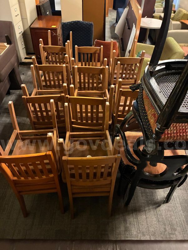 Chairs - Lot of 14 Assorted Stationary Chairs
