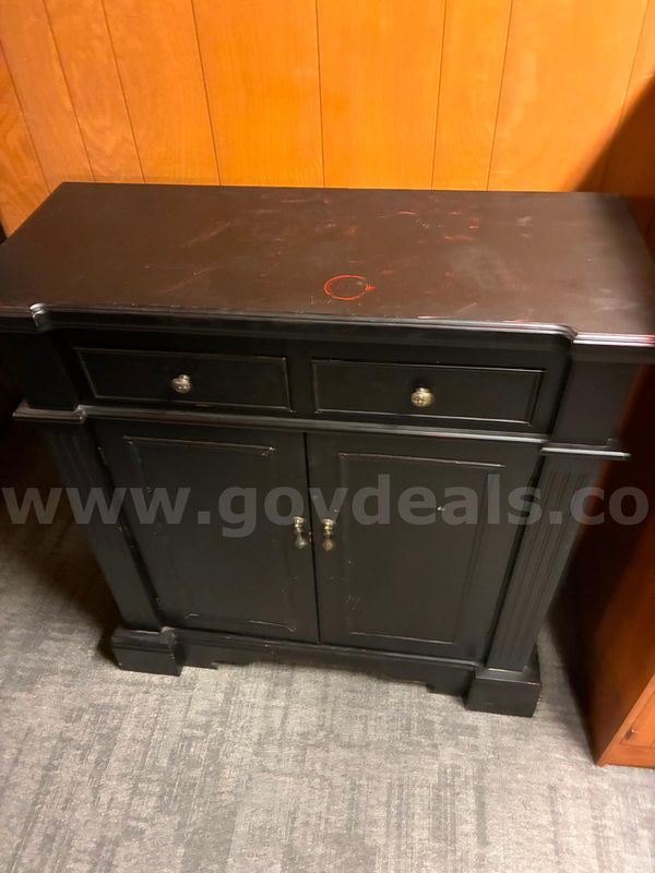 Cabinet - Wood - 2 Drawers & 2 Doors