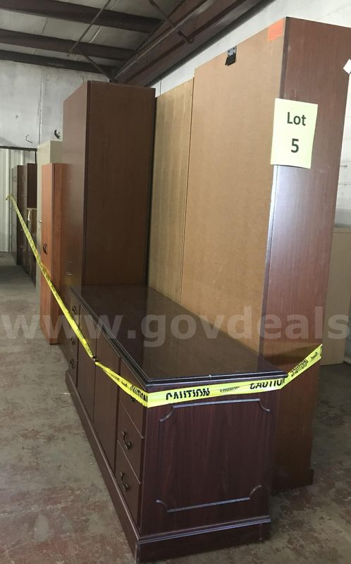 Storage Cabinets, Bookcases, Credenza - Lot of Assorted - MUST TAKE ALL