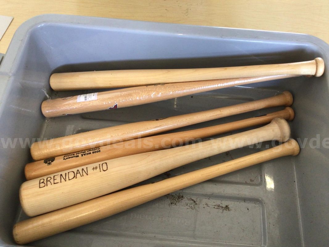 Souvenir bats, lot of 6