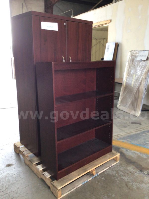 Bookcase and storage cabinet