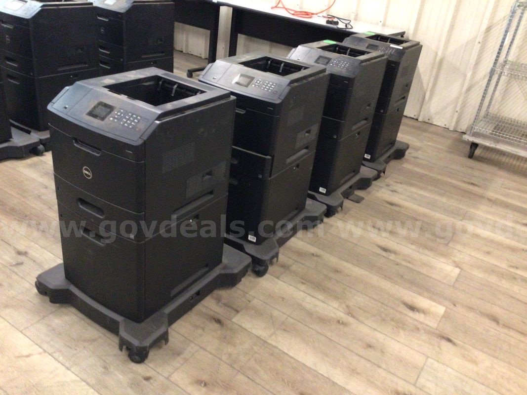 Printers, Dell, lot of 4 - UNTESTED