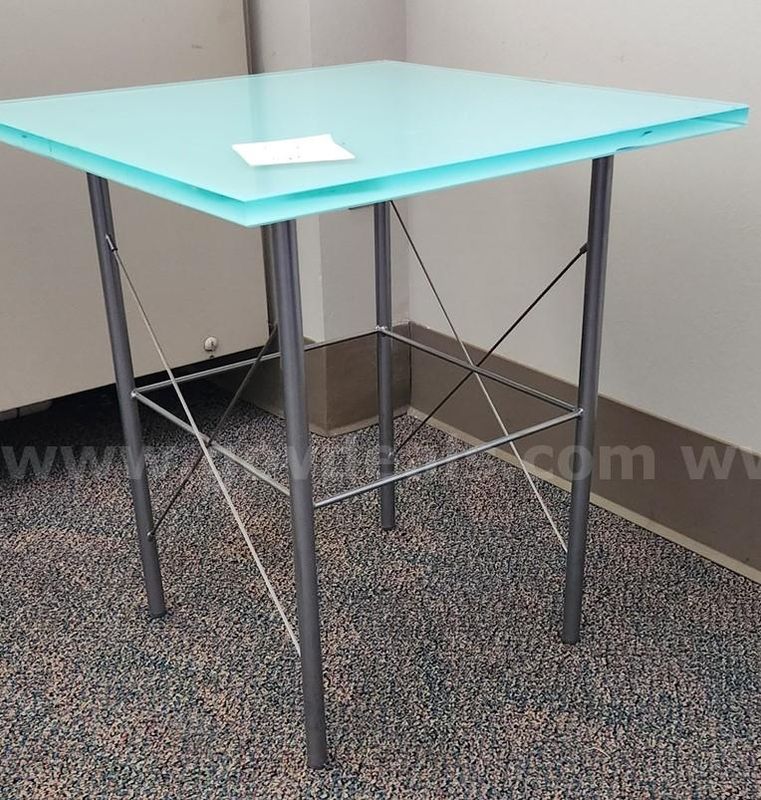 End Table - Glass & Metal