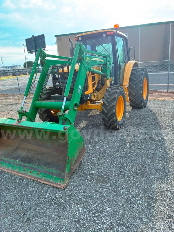 Tractor, John Deere 6430 with front-end loader
