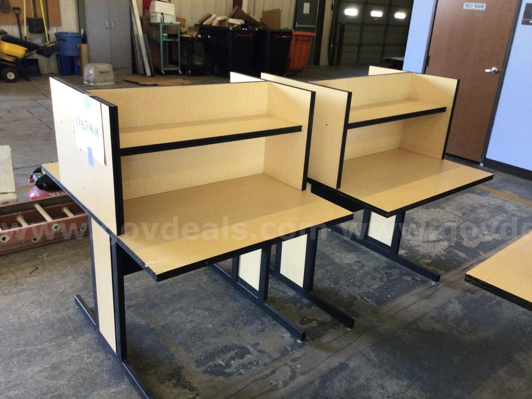 Workstation, double-sided, lot of 2