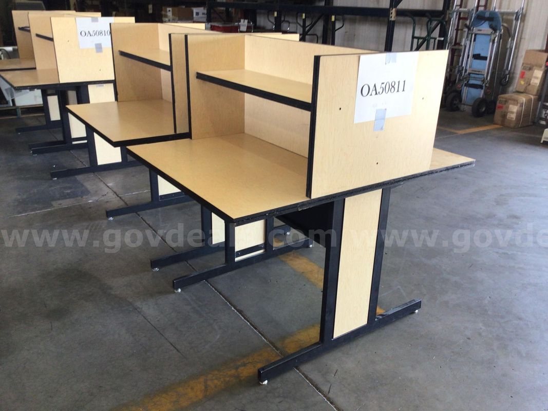 Workstation, double-sided, lot of 2