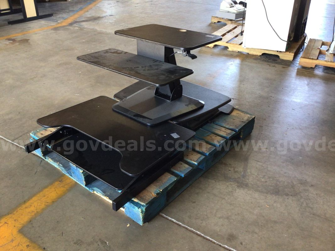 Monitor stand/desk risers, lot of 3 - UNTESTED