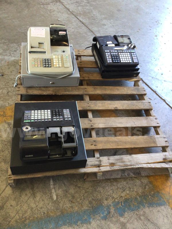 Cash registers, lot of 3 - UNTESTED
