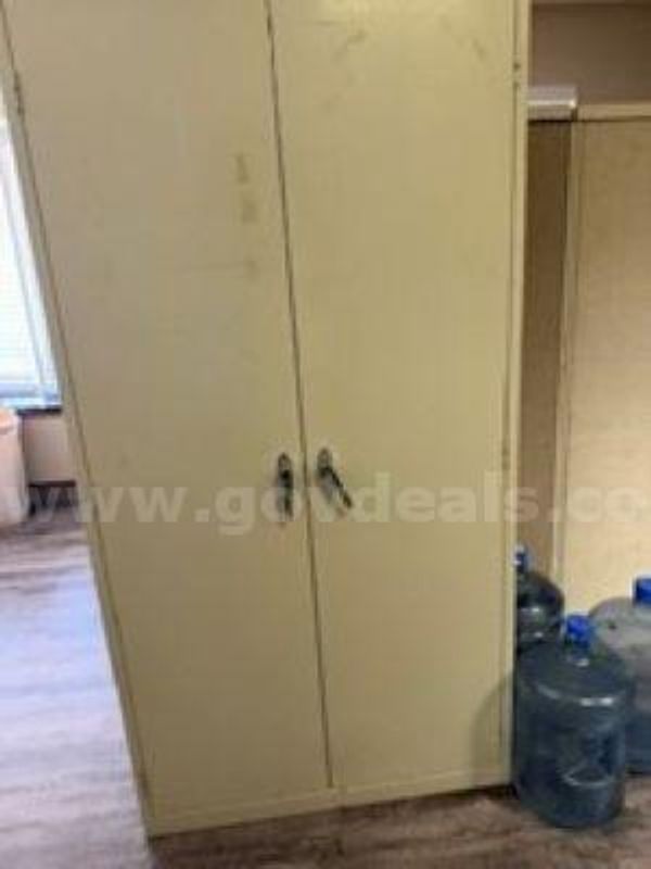 Storage Cabinet - Metal - Tan