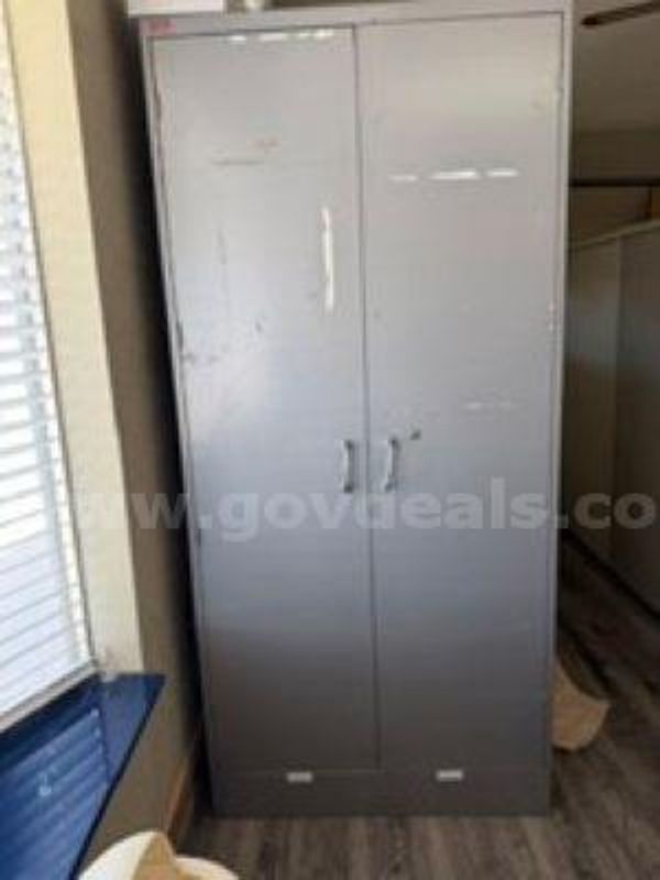 Storage Cabinet - Metal - Gray