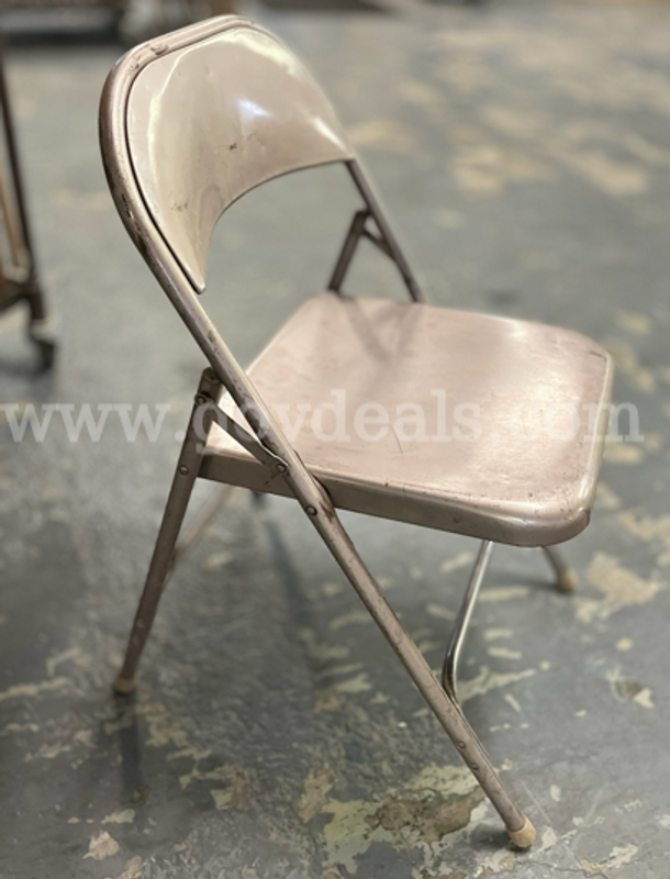 Metal Folding Chairs and Chair Truck