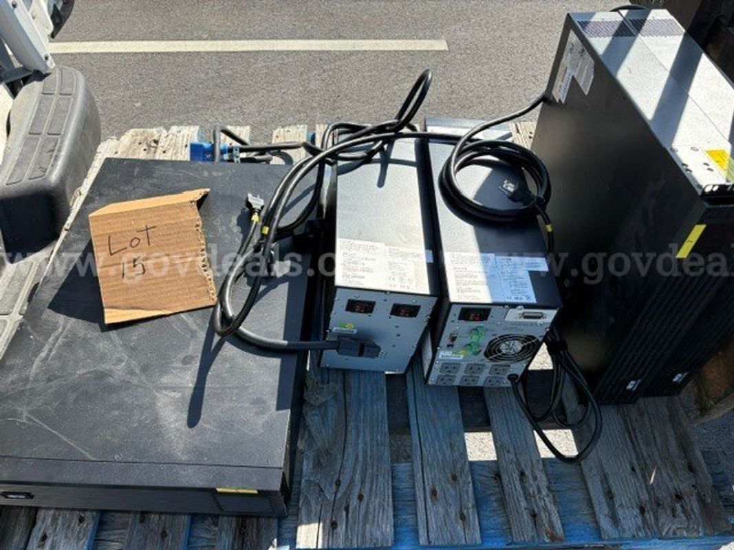 2 Pallets of Battery Back Ups