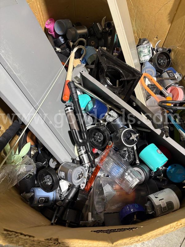Lot of Pallets, Scrap Metal, Empty Ink Cartridges & Moving Boxes