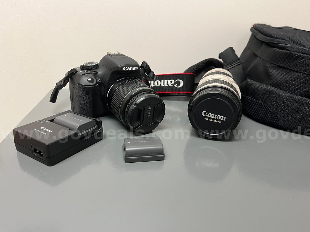Canon Camera with 2 Canon Lenses