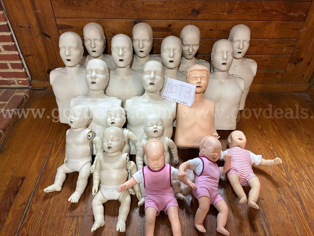 Lot of CPR Dummies