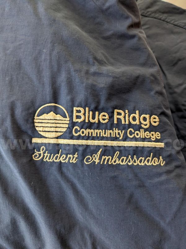 Lot of Blue Ridge Community College Student Ambassador Apparel