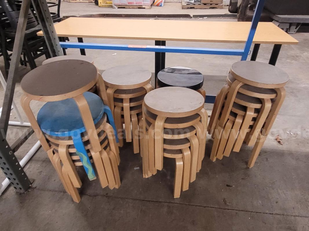 One Lot of Wooden Stools