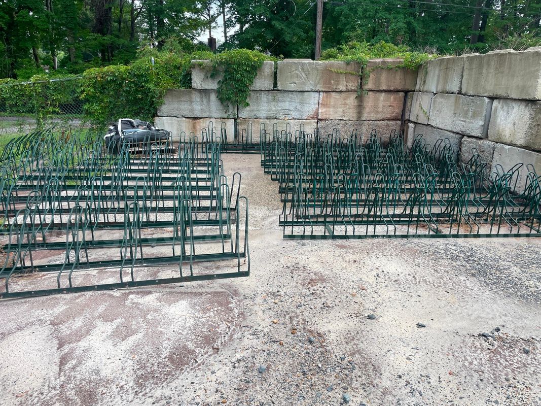 Lot of (24) Metal Bike Racks