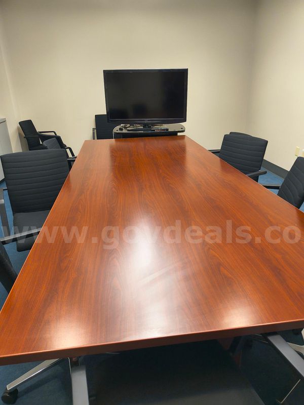 Conference Room Table (120” x 48”) with 11 chairs