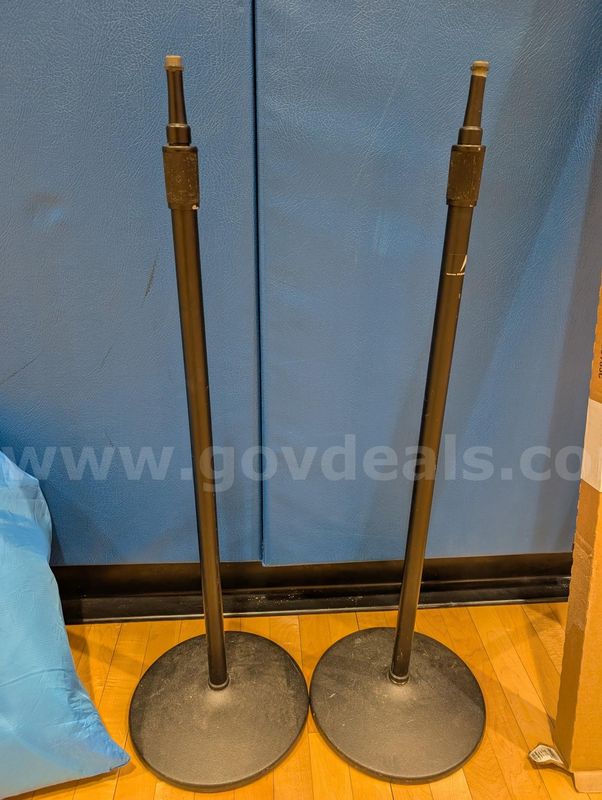 1 Lot of 2 Atlas Sound Microphone Stands