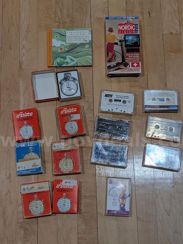 1 Lot of Misc. Retro Fitness Supplies