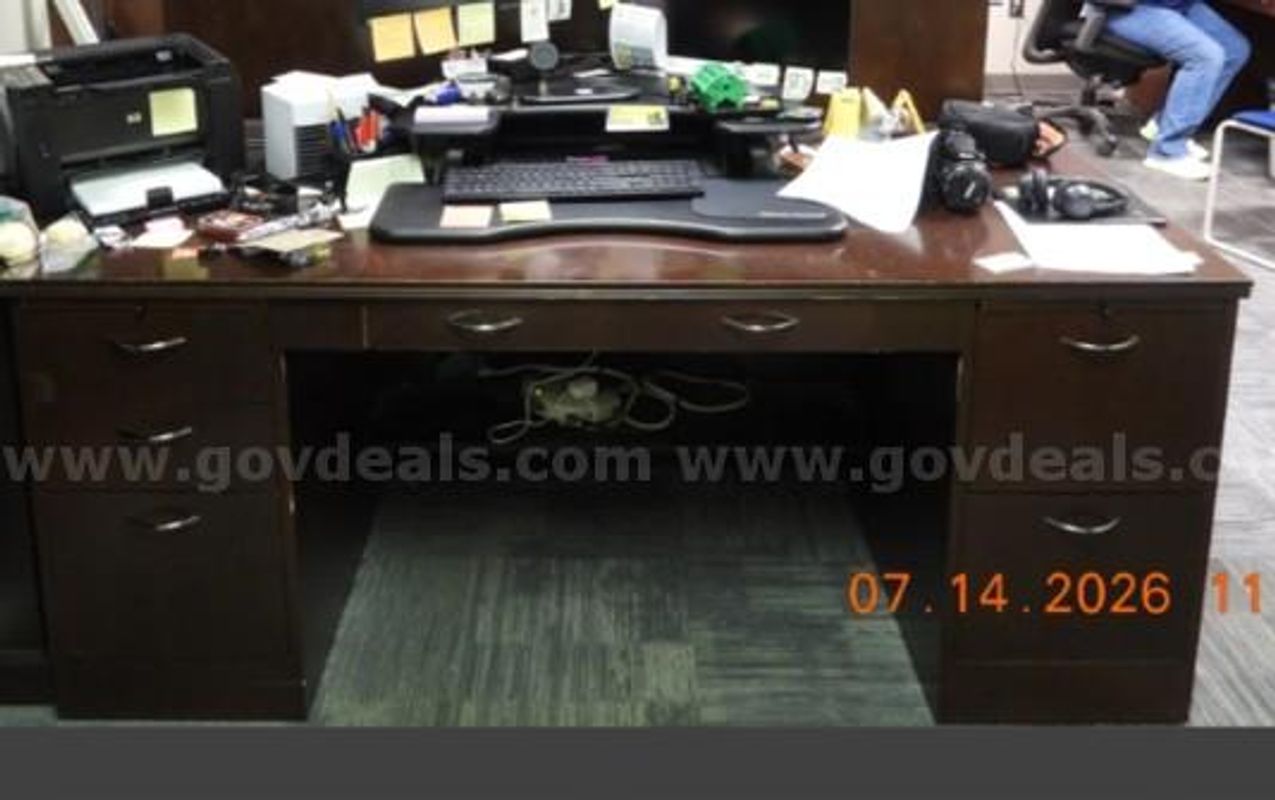 Dark Wooden Desk