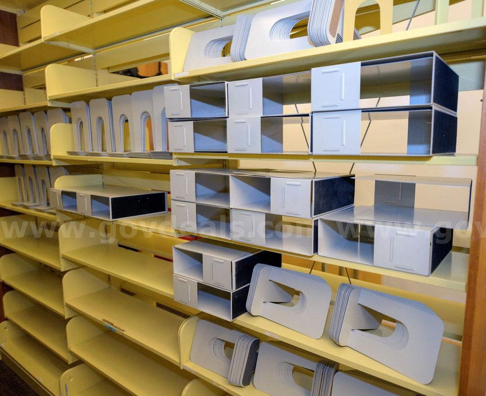 Lot of Library Shelving