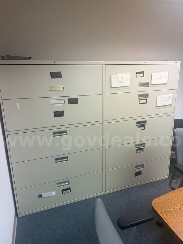 Lot of Lateral Filing Cabinets