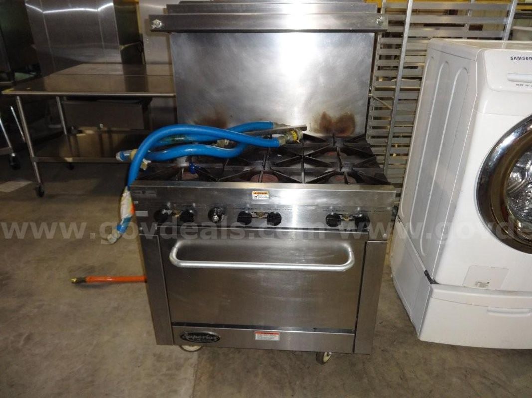 6 Burner Stovetop Oven