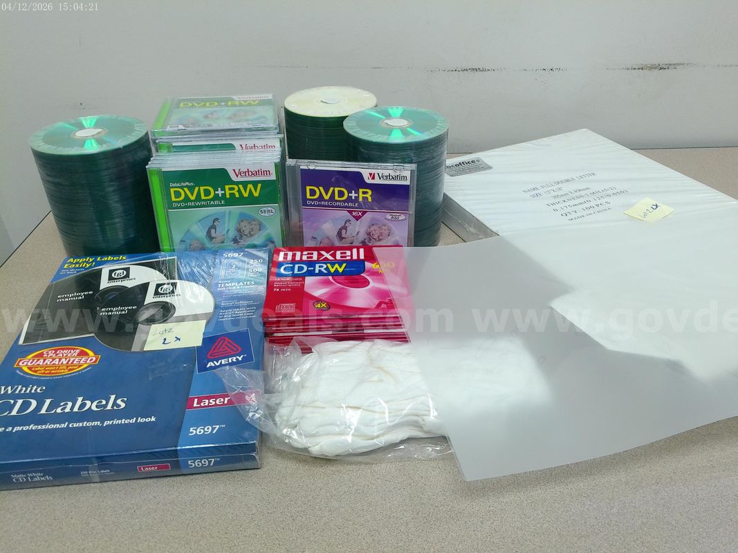Rewrite DVD Supplies