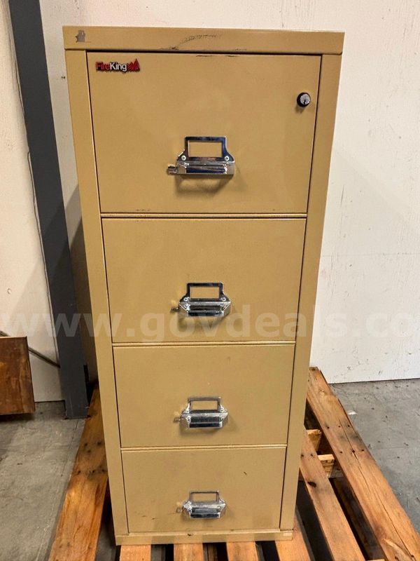 Fire King Safe, 4 Drawer Vertical Cabinet (1 of 2)