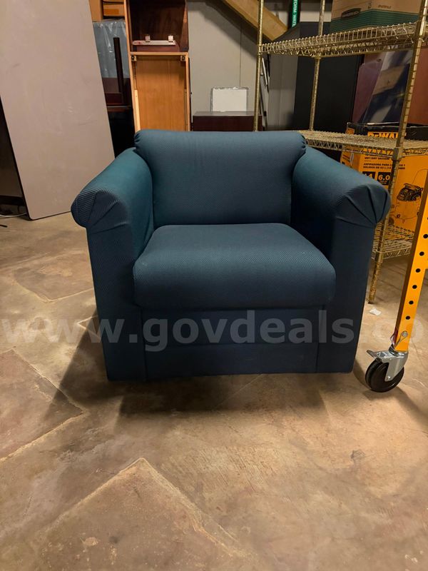 Lot of Wooden Cushioned Chair