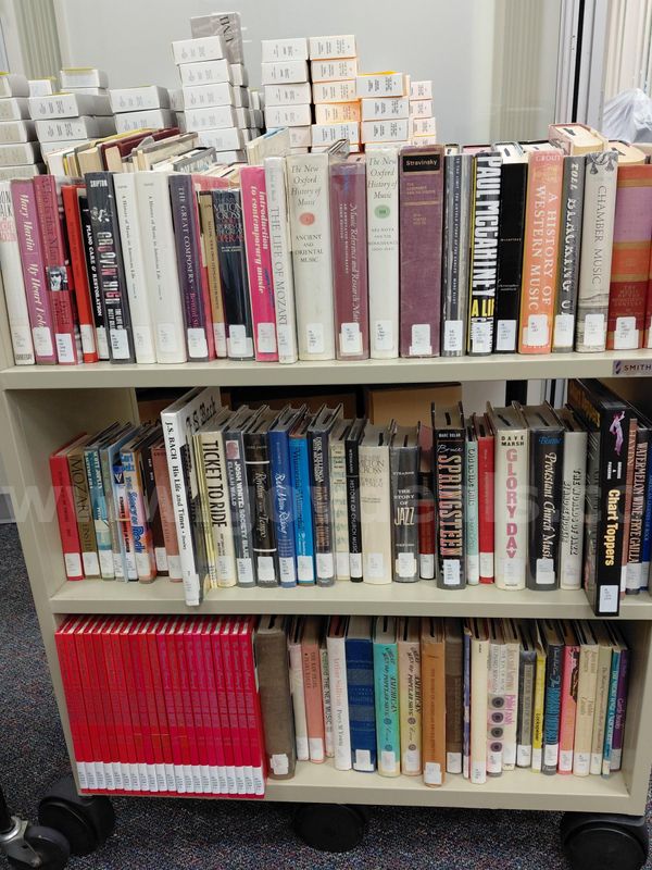 Lot of Discarded Music Library Books