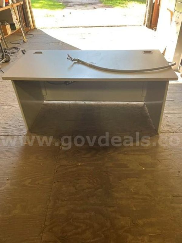 Desks with Integrated Wiring