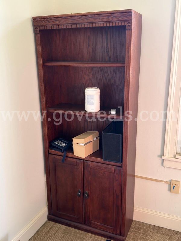 Bookcase with Hutch Cabinet