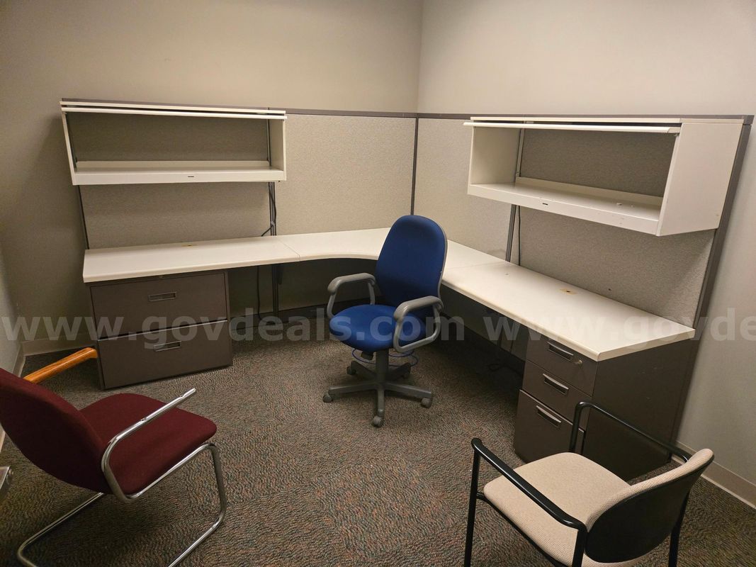 Lot of Office Cubicles
