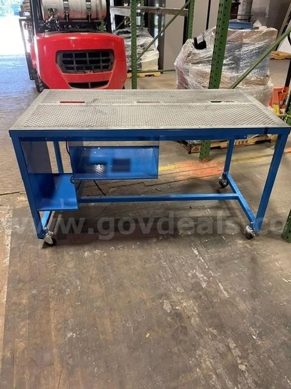 Heavy-Duty Mobile Steel Workbench