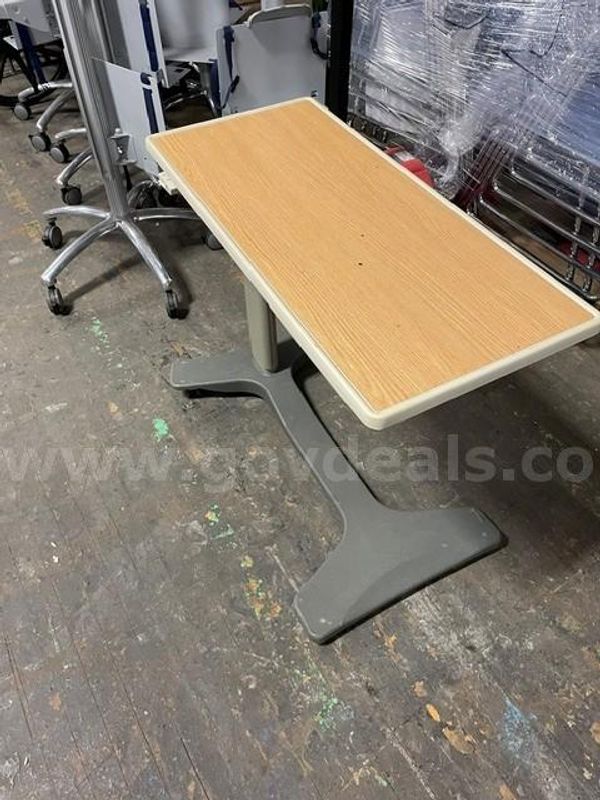 Mobile Medical/Computing Workstations and Adjustable Overbed Tables